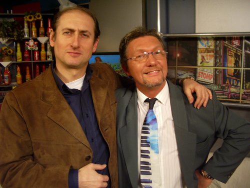 Con Marco, regista di Dolceamaro.